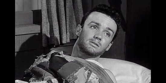 Ben Cooper as Gray Mason, finding himself under the care of Nora Willoughby and her husband John in Rebel in Town (1956)