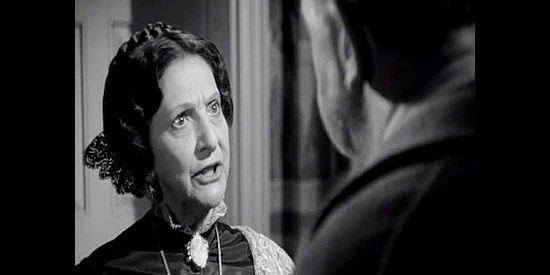 Beulah Bondi as Minniver Bryan, the woman who travels to Austin to make sure Andrew Jackson's will is done in regards to Texas in Lone Star (1952)