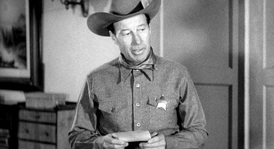 Bill Elliott as Sam Nelson, given three months to find the killers of a U.S. marshal in The Forty-Niners (1954)