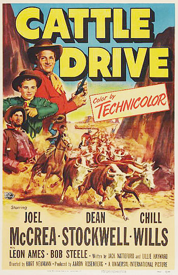 Cattle Drive (1951) poster