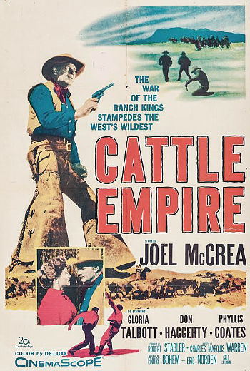 Cattle Empire (1958) poster