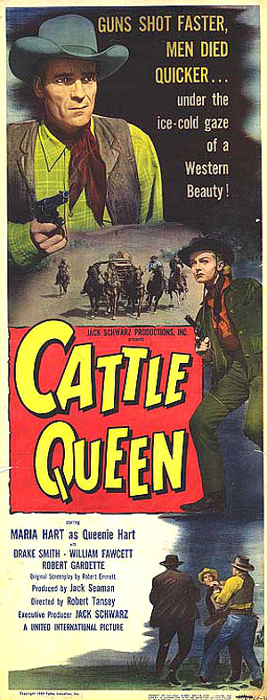 Cattle Queen (1951) poster