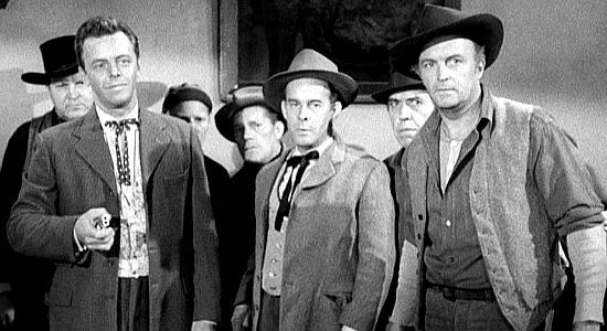 Caught cheating at cards by a fellow gambler (Harry Lauter), Alf Billings (Harry Morgan) gets help from an unexpected source in The Forty-Niners (1954)