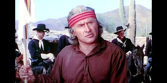 Charles Evans as Chief Grey Cloud, the white leader of the Apaches in The Last Outpost (1951)