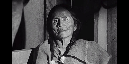 Chief Ted Nez as Fire Knife, wanted by the Cheyenne for treaties that went badly for the Indians in Ghost Town (1955)