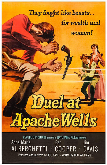 Duel at Apache Wells (1957) poster