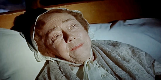 Elizabeth Peterson as Maria Cooper, Prudence's grandma, who takes ill on the trip West in The Oregon Trail (1959)