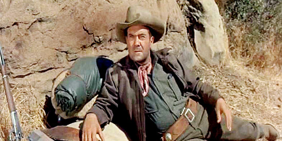 Frank Lovejoy as Cole Younger, the outlaw who befriends Kit Caswell in Cole Younger, Gunfighter (1958)