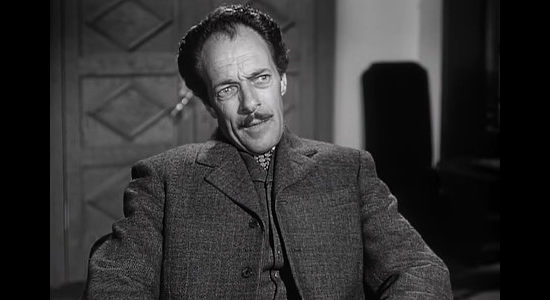 I. Stanford Jolley as Mr. Richardson, secretary of the interior, trying to settle James Reavis's claim in The Baron of Arizona (1950)