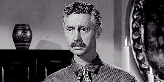 James Griffith as Sam Beal, one of the men Domino has been gunning for in The Domino Kid (1957)