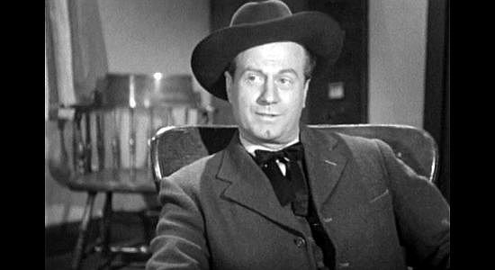 James Seay as John Kroger, the man who wants Mace Corbin's dynamite shipment in The Homesteaders (1953)