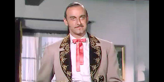 John Dehner as Fredo Brios, a man secretly aligned with Russian diplomats interested in California in California Conquest (1952)