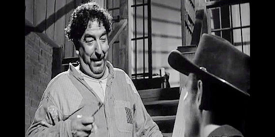 Jorge Trevino as Pedoline, a man who'd rather sleep in Clay Morgan's jail than go home to his nagging wife in Black Patch (1957)