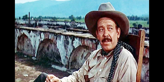 Lee Morean as Johnny Ringo, fearing the days of the fast gun are coming to an end in The Last of the Fast Guns (1958)