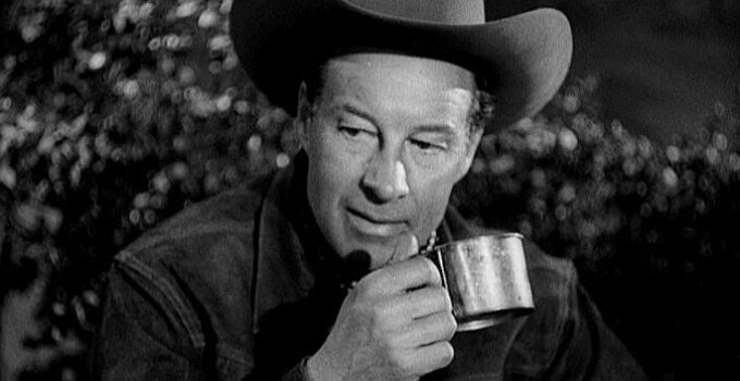Bill Elliott as U.S. Marshal Sam Nelson, trying to find the killers of a fellow marshal in The Forty-Niners (1954)