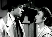 John Ireland as Johnny Callum with Ann Dvorak as Sue Ellen Younger in The Return of Jesse James (1950)