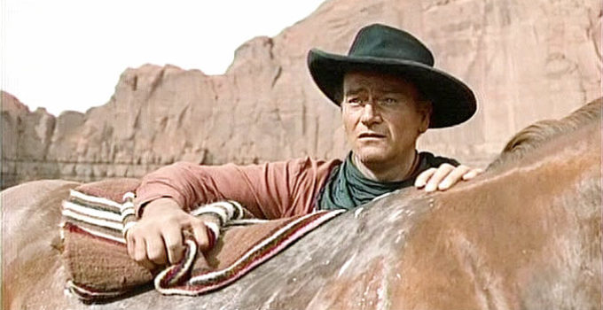 John Wayne as Ethan Edwards in The Searchers (1956)