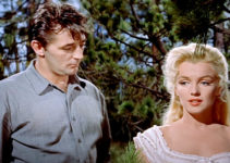 Robert Michum as Matt Calder and Marilyn Monroe as Kay in River of No Return (1954)