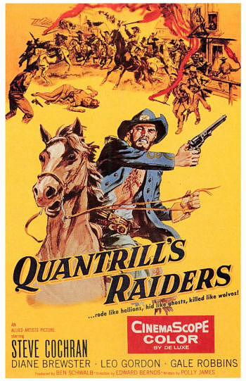 Quantrill's Raiders (1958) poster