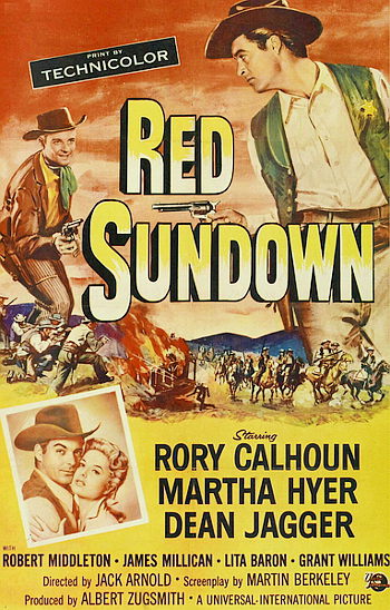 Red Sundown (1956) poster