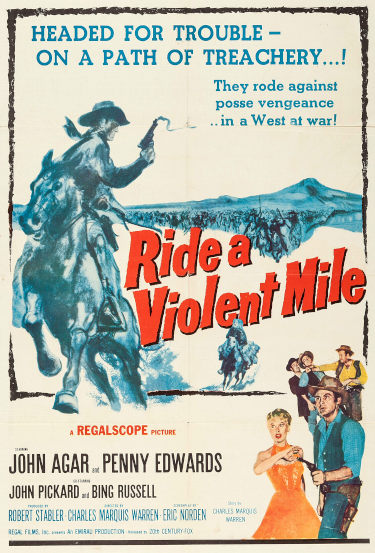 Ride a Violent Mile (1957) poster 
