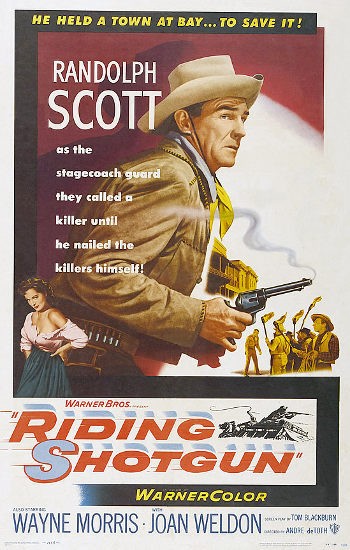 Riding Shotgun (1954) poster