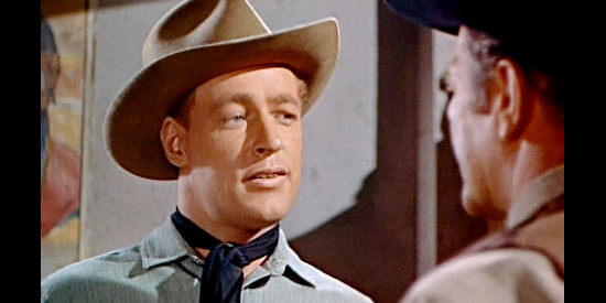 Russell Johnson as Jed Ringer, the man hired to get rid of Clay O'Mara in Ride Clear of Diablo (1954)