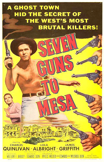 Seven Guns to Mesa (1958) poster
