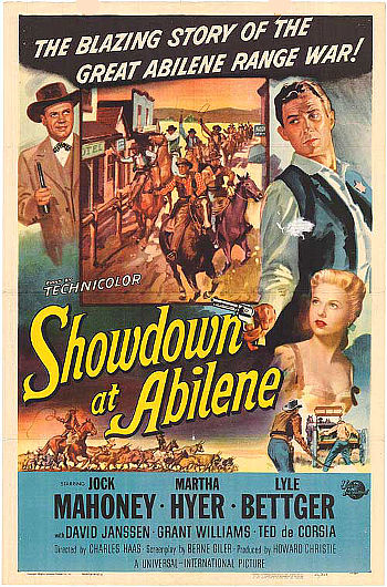 Showdown at Abilene (1956) poster
