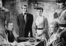 Sterling Hayden, Richard Carlson, Anna Maria Alberghetti, Virginia Grey and John Russell in The Last Command (1955)