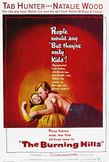 The Burning Hills (1956) poster