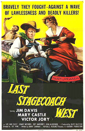 The Last Stagecoach West (1957) poster