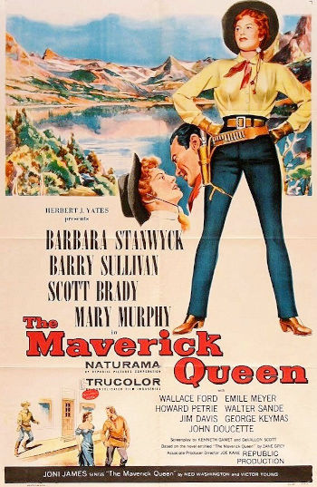 Maverick Queen (1956) poster