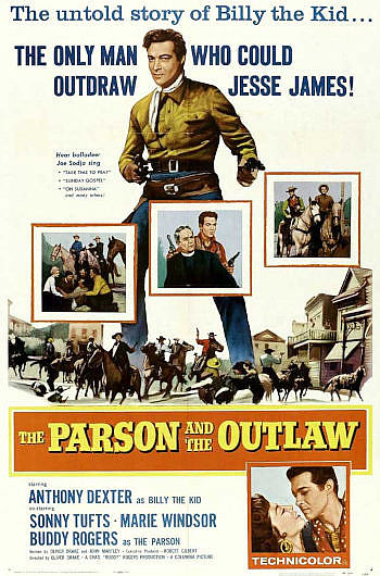 The Parson and the Outlaw (1957) poster