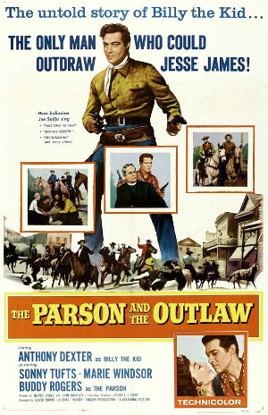The Parson and the Outlaw (1957) poster