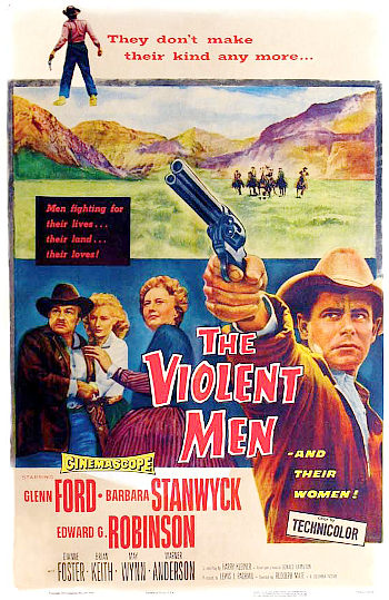 The VIolent Men (1955) poster