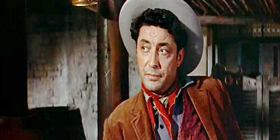 The man who confronts Hade and Bless Keough in a small-town saloon in Gun for a Coward (1956) Does anyone know who plays this part