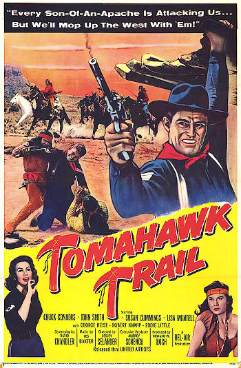 Tomahawk Trail (1957) poster