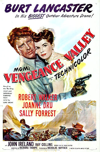 Vengeance Valley (1951) poster