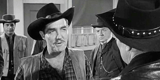 William Tannen as Dee Havalik, Jared Tetlow's hired gun, in Blackjack Ketchum, Desperado (1956)