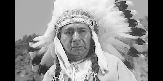 William Wilkerson as Growling Bear, an Indian chief tired of empty promises from the whites in Thunder Pass (1954)