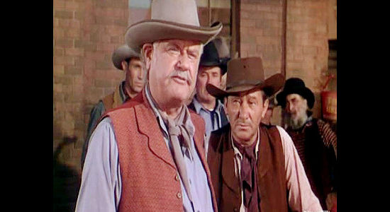 Alan Hale as Sheriff Harris, a lawman in on the thievery with the Jason Brett gang in Colt .45 (1950)