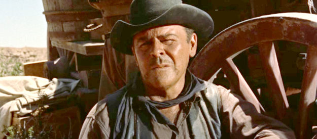 Brian Donlevy as Doc Bender, a former lawman who joins Tom Reese's cattle drive for a fresh start in Cowboy (1958)