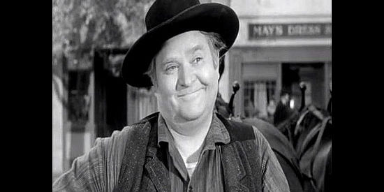 Charles Kepmer as Sheriff Willy Clair, determined to find out who's stealing gold shipment while he cleans up the town of Coarse Gold bit by bit in California Passage (1950)