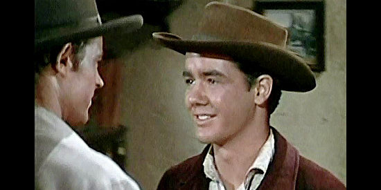 Ron Hagerthy as Johnny McKeever, younger brother of the two white women Archer and his men set out to rescue in The Charge at Feather River (1953)
