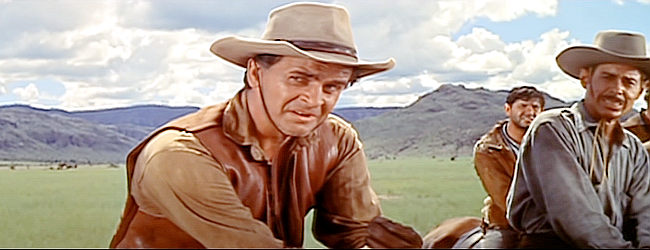 Stacy Harris as Downey, former scout turned scalphunter in Comanche (1956)