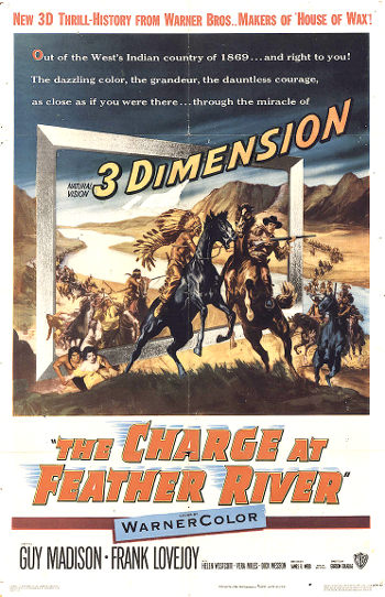 The Charge at Feather River (1953) poster