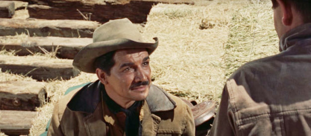 Victor Manuel Mendoza as Paco Mendoza, Tom Reese's right-hand man in Cowboy (1958)