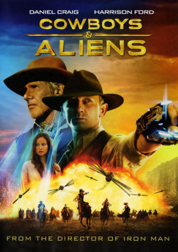Cowboys and Aliens (2011) DVD cover