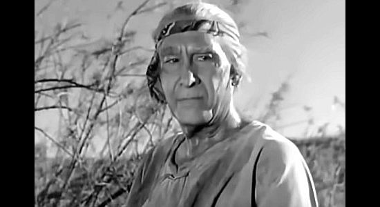 Julian Rivero as Etenia, an aging Navajo chief facing a new reality in The Vanishing American (1955)